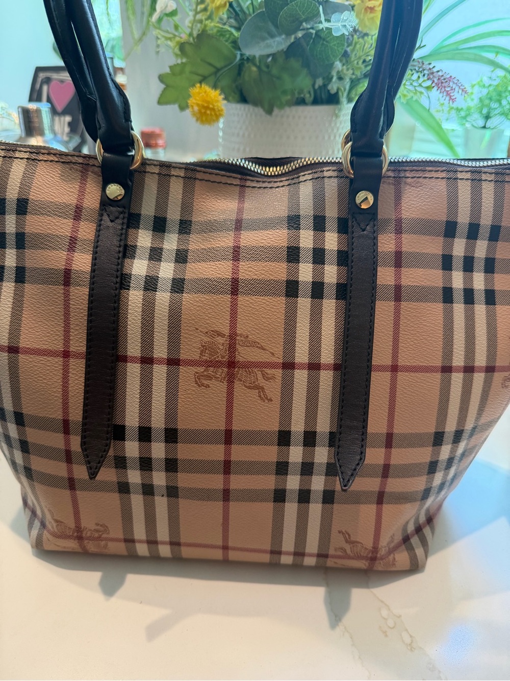 Authentic Burberry Tote Bag